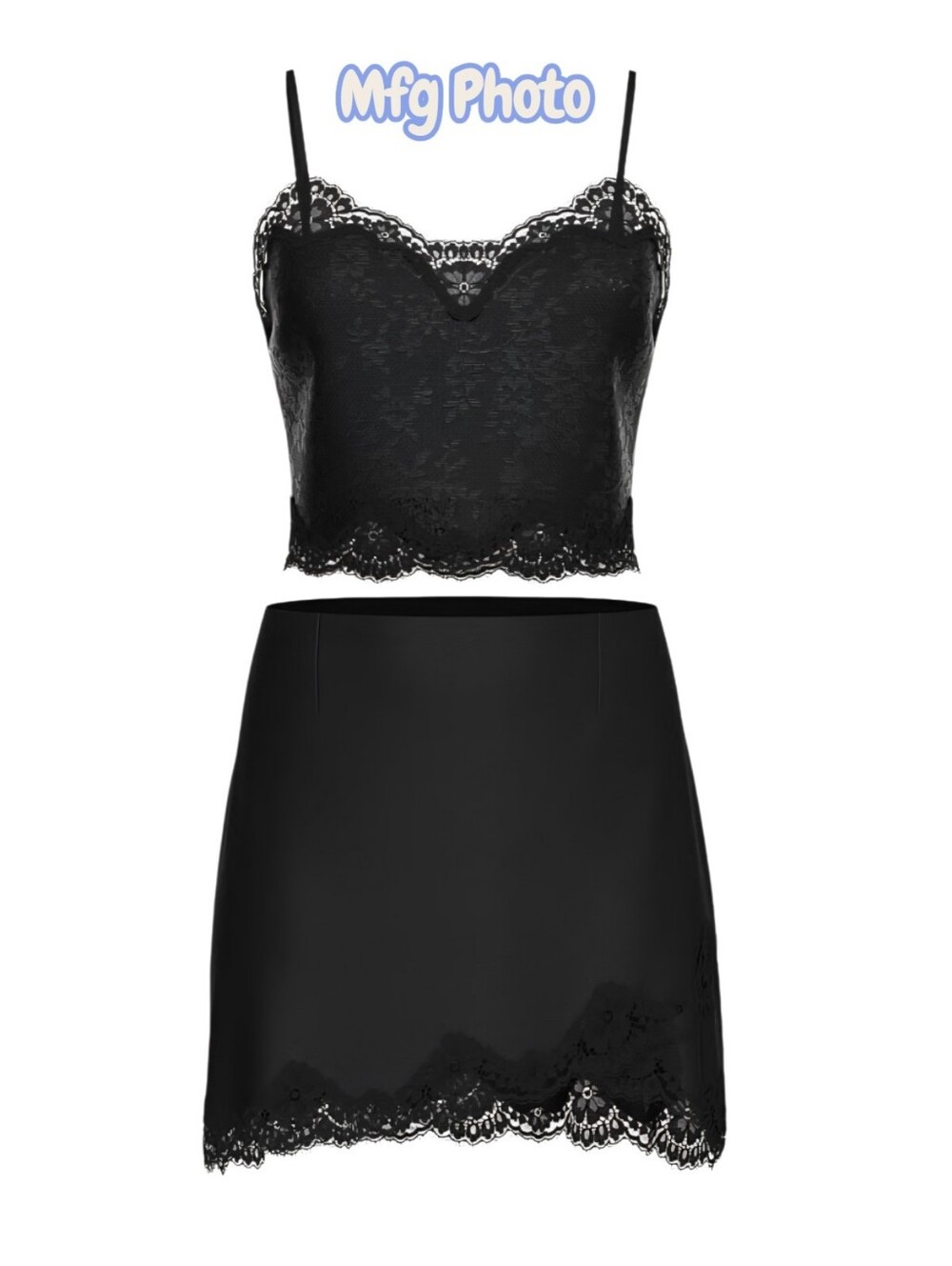 NWT Victoria's Secret Dream Angels Satin Cami & Mini Skirt Set, Womens Small